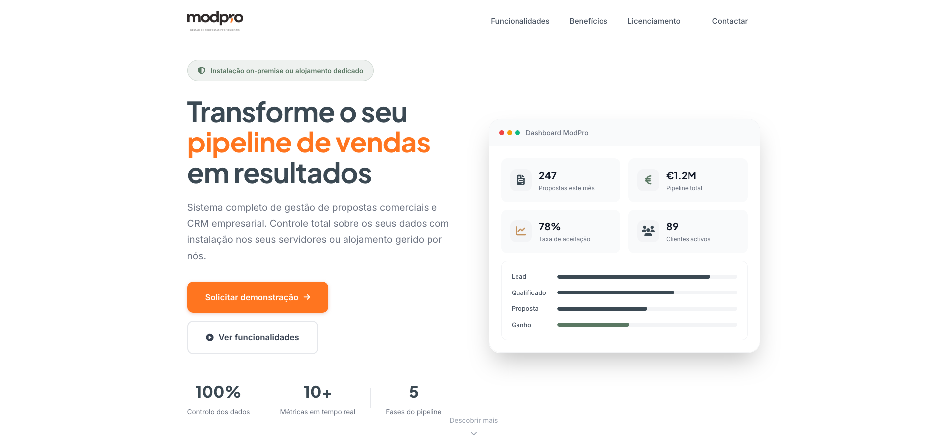 ModPro | Transforme o seu pipeline de vendas em resultados | Produto ...